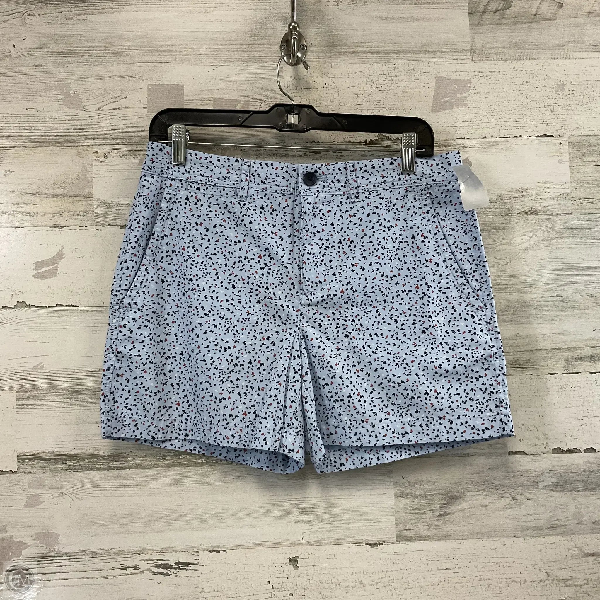 Stylish and Functional Men's Pattern ShortsShorts By Banana Republic In Blue, Size: 6