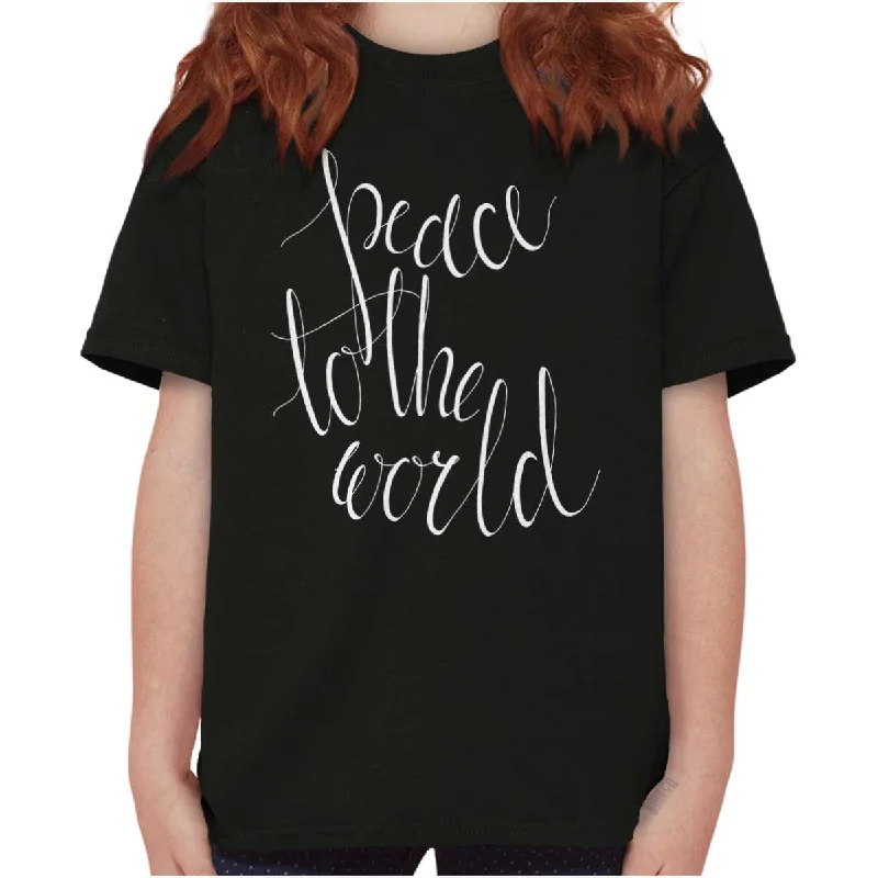 Men's Shirts with Tab CollarsPeace To The World Youth T-Shirt