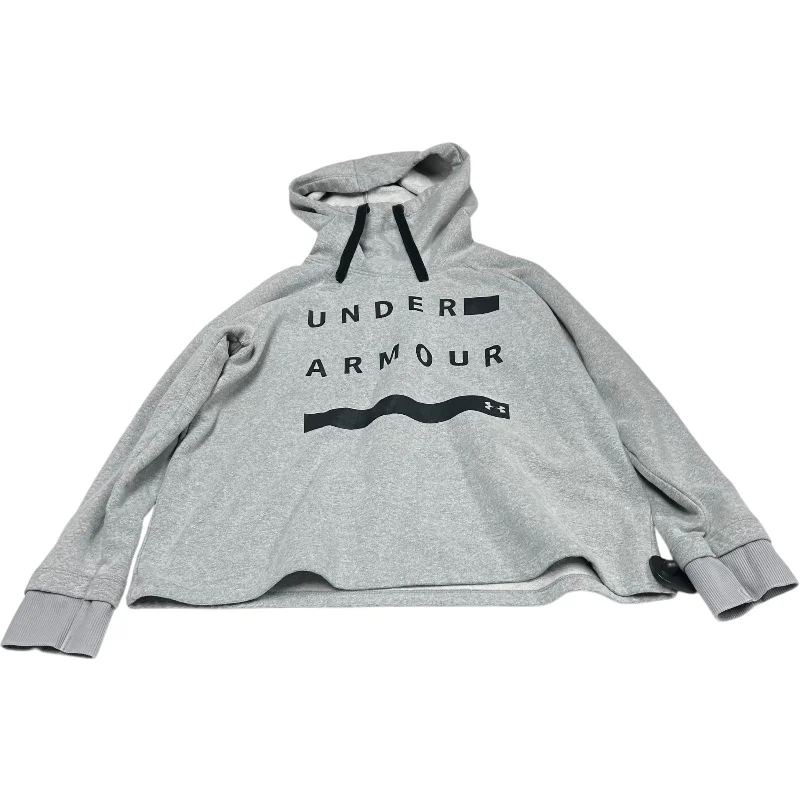 Men's Hoodies with Heavy-Duty ZippersAthletic Sweatshirt Hoodie By Under Armour In Grey, Size: L Men's Hoodies with Heavy-Duty ZippersAthletic Sweatshirt Hoodie By Under Armour In Grey, Size: L