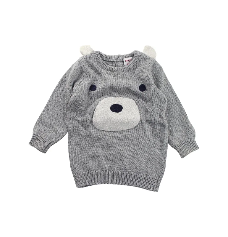 Warm Men's Hooded SweatersSeed Knit Sweater 6-12M