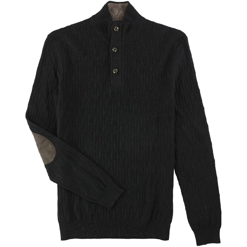 Casual Men's Pullover SweatersTasso Elba Mens 3 Button Pullover Sweater