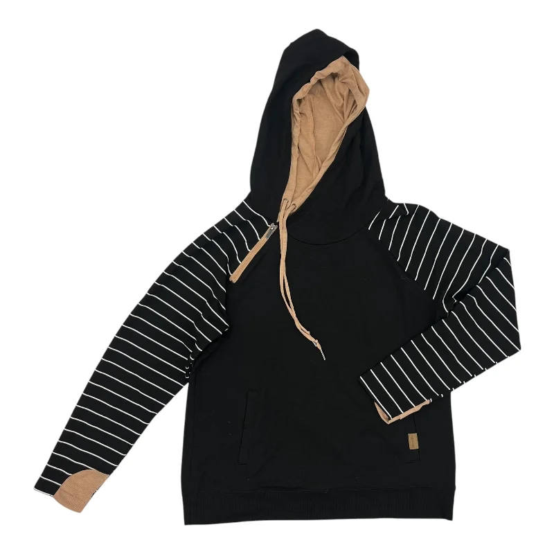 Lightweight Men's Running HoodiesSweatshirt Hoodie By Maurices In Black & Tan, Size:M Lightweight Men's Running HoodiesSweatshirt Hoodie By Maurices In Black & Tan, Size:M