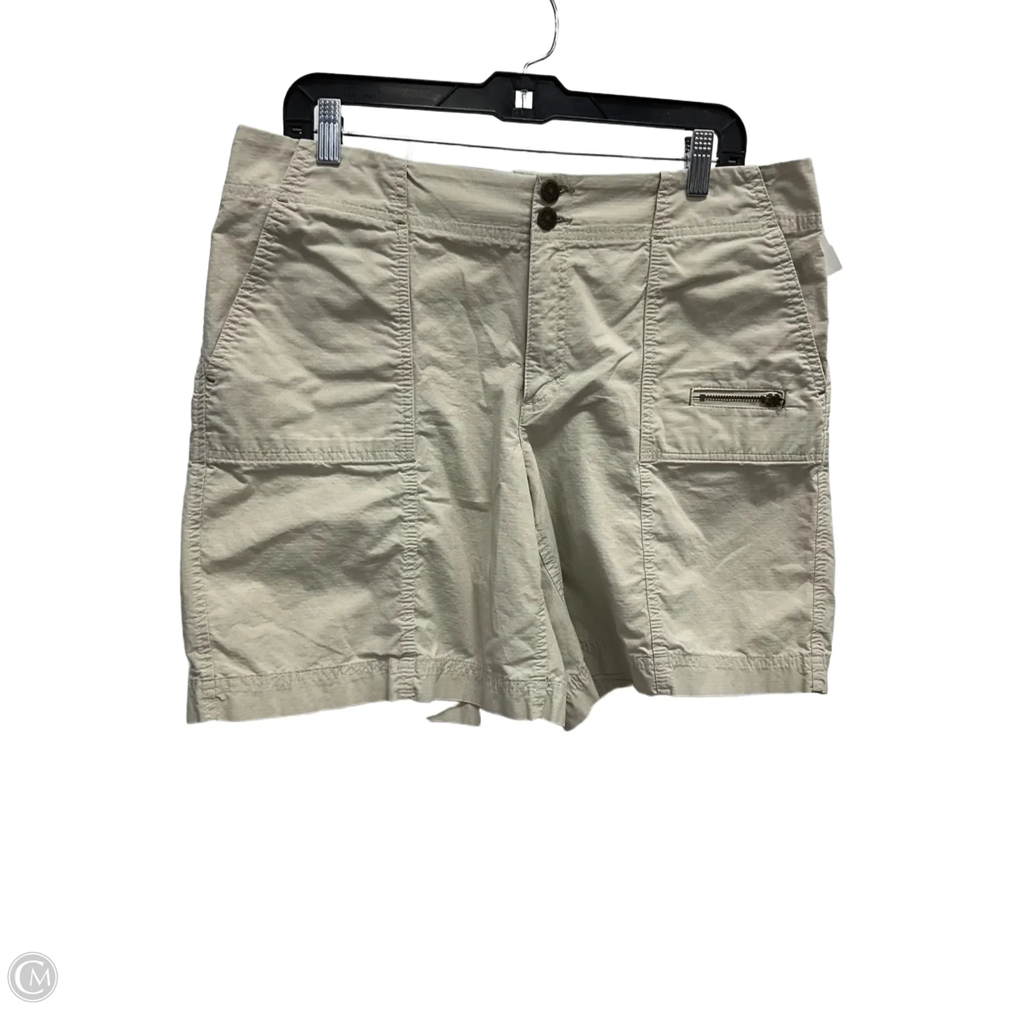 Resilient and Durable Men's Work ShortsShorts By Eddie Bauer In Beige, Size: 14