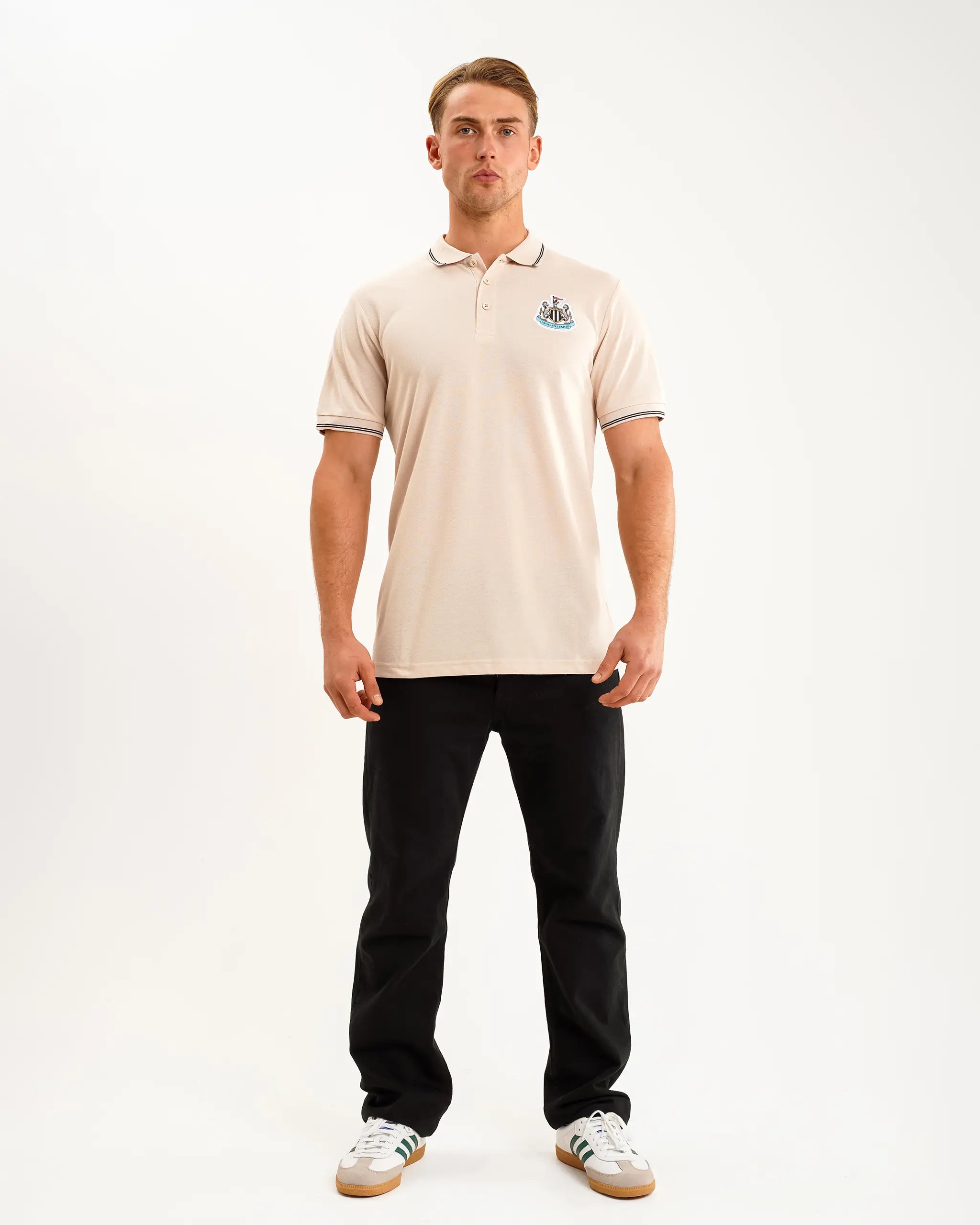 Men's Shirts for BoatingNewcastle United Men's Oat Terrace Pique Polo Shirt