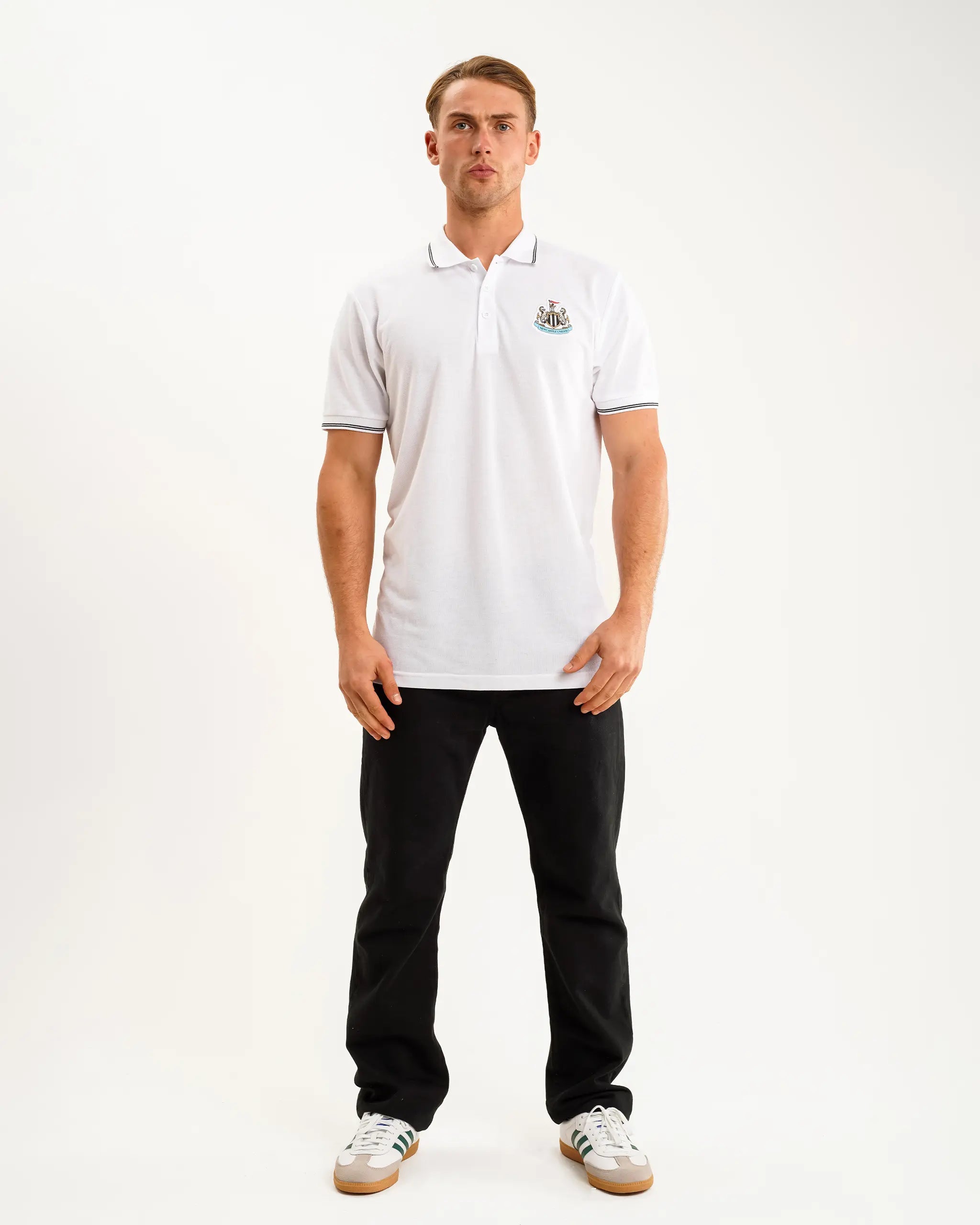 Men's Tailored Shirts for a Professional AppearanceNewcastle United Men's White Terrace Pique Polo Shirt