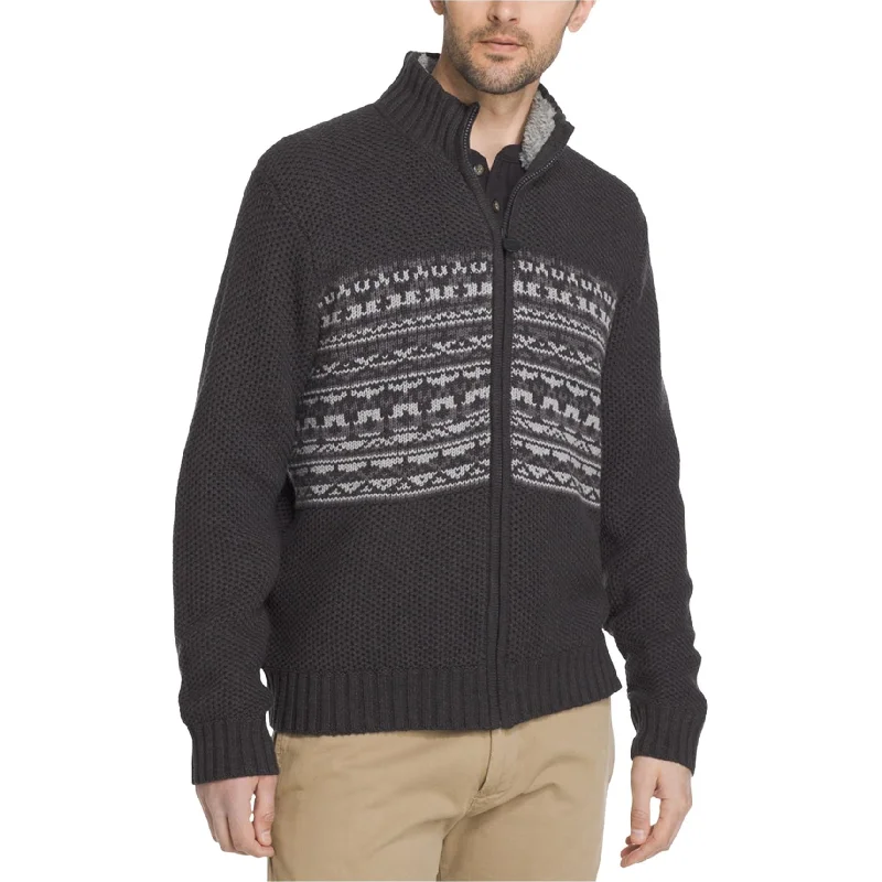 Elegant Men's Shawl-Collar SweatersG.H. Bass & Co. Mens Rock Ridge Full-Zip Cardigan Sweater