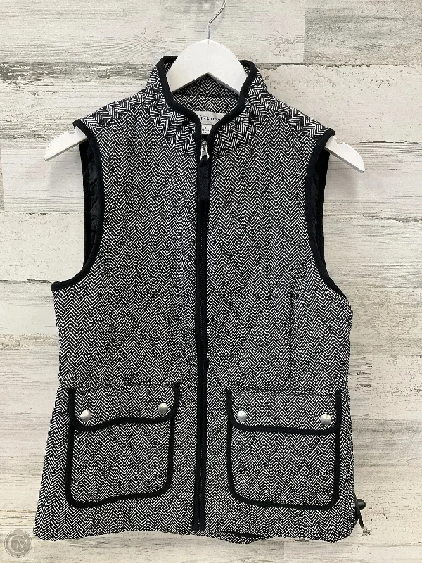 Men's Coats with LiningVest Puffer & Quilted By Croft And Barrow In Black & White, Size: S Men's Coats with LiningVest Puffer & Quilted By Croft And Barrow In Black & White, Size: S