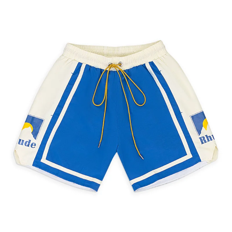 Weather-Adaptive Men's Outdoor and Adventure ShortsMOONLIGHT COLBALT BLUE, OFF WHITE SHORTS Weather-Adaptive Men's Outdoor and Adventure ShortsMOONLIGHT COLBALT BLUE, OFF WHITE SHORTS
