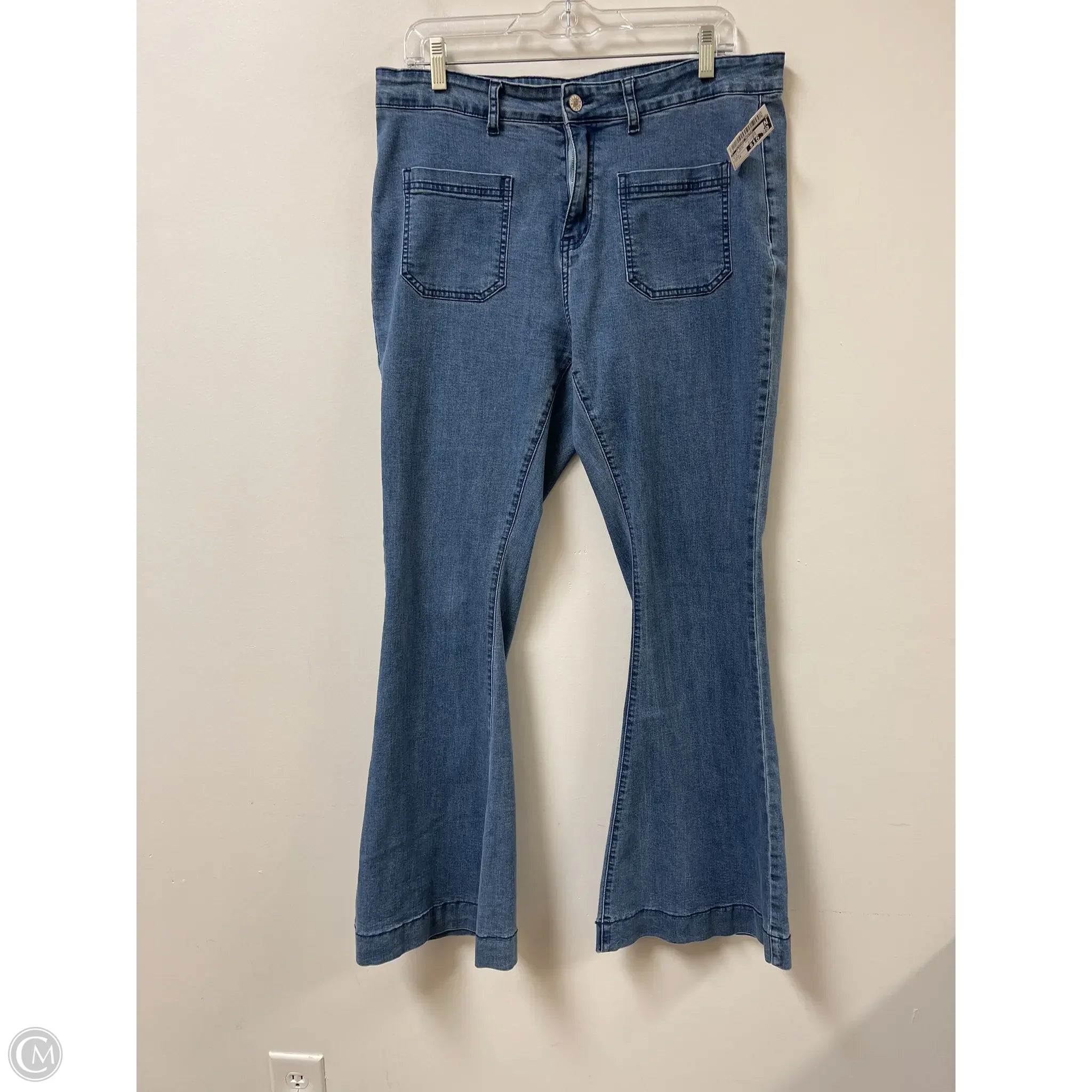 Men's Skinny Jeans with Stretch FabricJeans Boot Cut By Clothes Mentor In Blue Denim, Size: 14 Men's Skinny Jeans with Stretch FabricJeans Boot Cut By Clothes Mentor In Blue Denim, Size: 14
