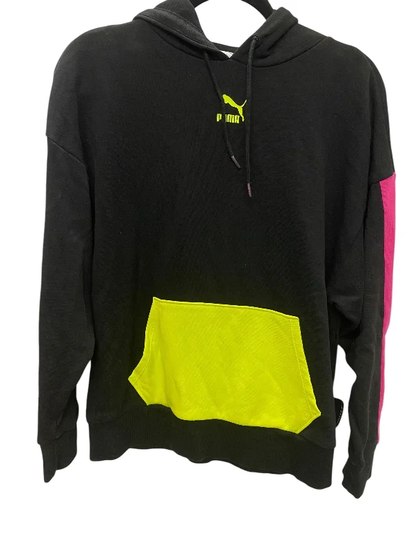 Men's Hoodies with Military InfluenceSweatshirt Hoodie By Puma In Black, Size: M
