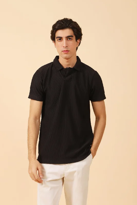 Men's Shirts with Bow TiesTEXTURED POLO