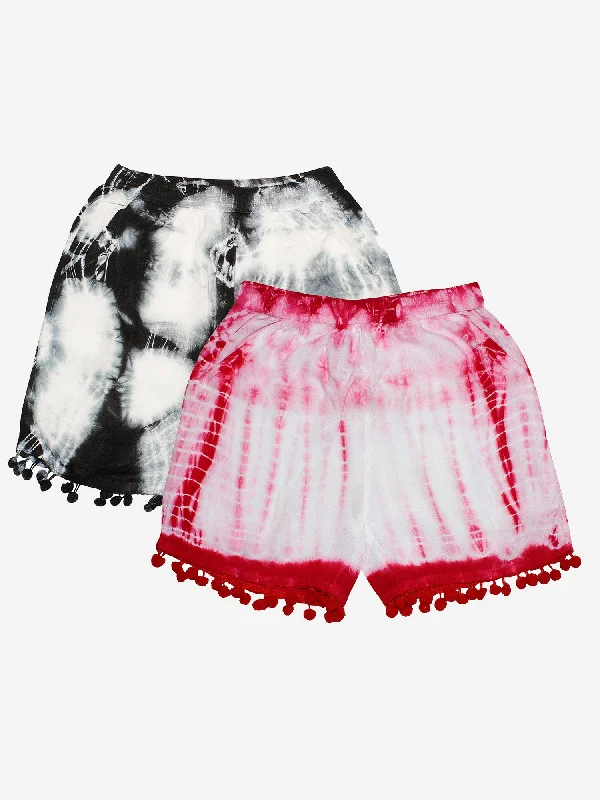 Black/White & Coral/White
