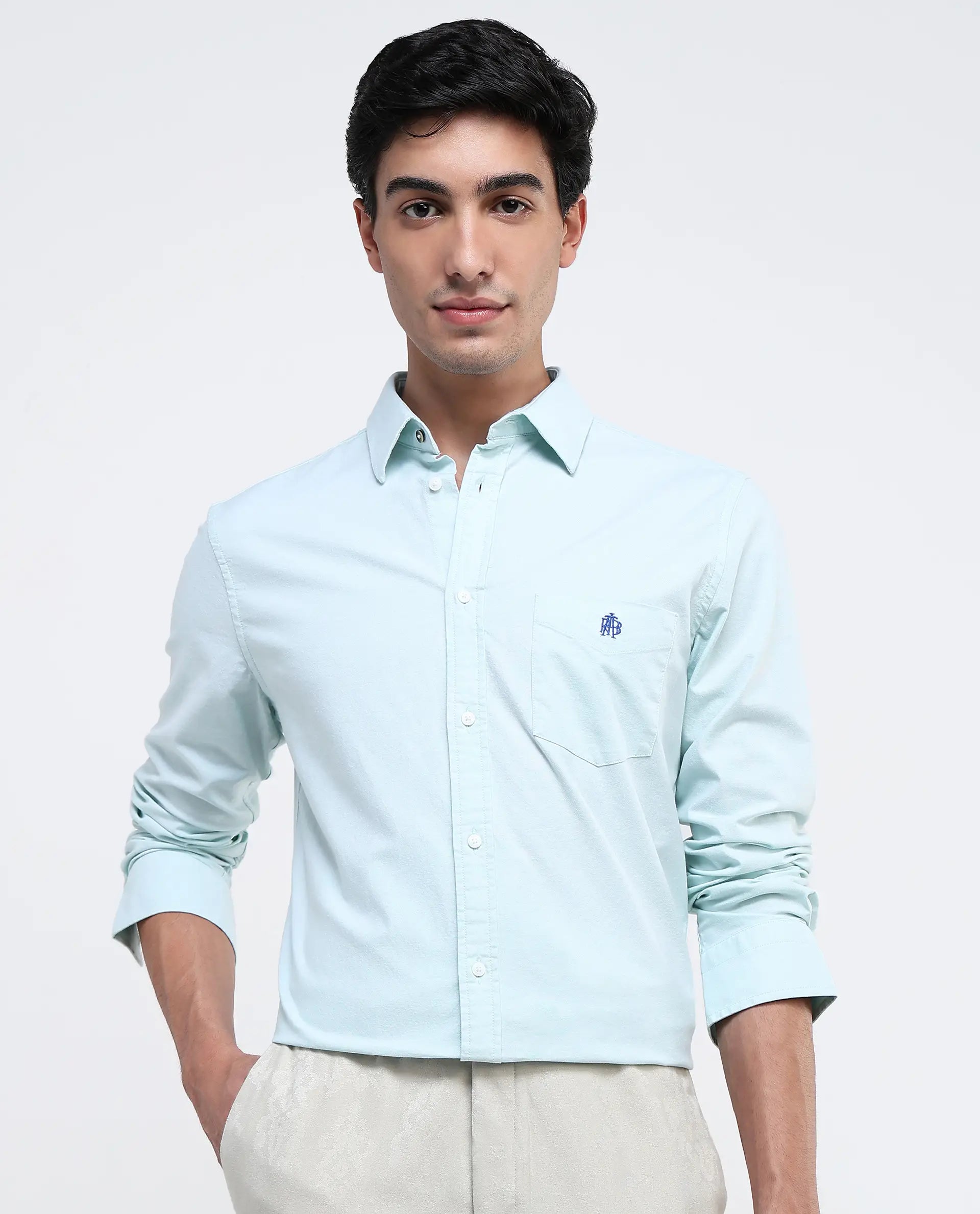 Men's Pattern-Clashing Shirts for Bold FashionRare Rabbit Men Oxo Pastel Green Full Sleeve Collared Neck Button Closure Regular Fit Plain Shirt Men's Pattern-Clashing Shirts for Bold FashionRare Rabbit Men Oxo Pastel Green Full Sleeve Collared Neck Button Closure Regular Fit Plain Shirt