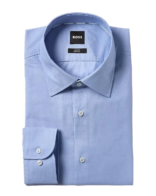 Men's Thermal Shirts for Winter WarmthHugo Boss Hank Kent Slim Fit Dress Shirt