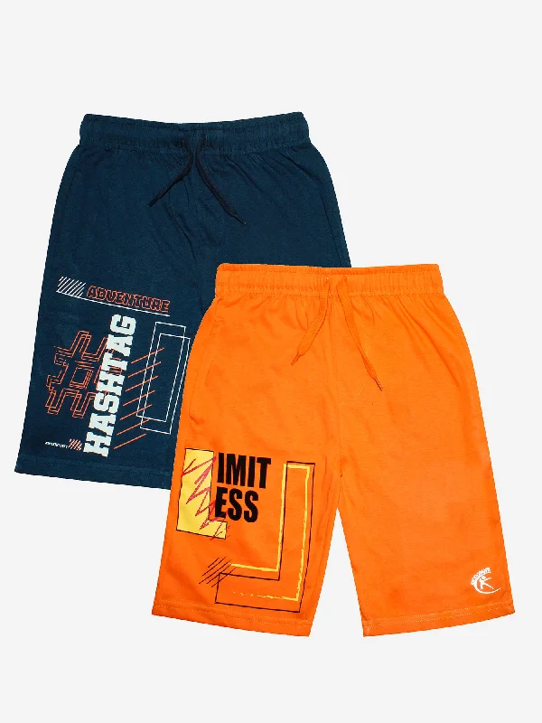 Navy & orange