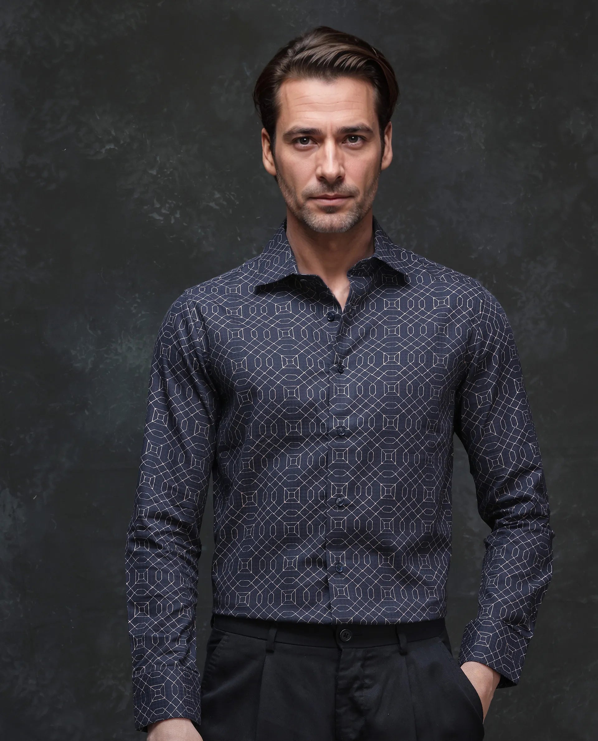 Men's Vintage T-Shirts for a Retro VibeRare Rabbit Men Mebo Black Cotton Viscose Fabric Full Sleeve Geometric Print Regular Fit Premium Party Shirt Men's Vintage T-Shirts for a Retro VibeRare Rabbit Men Mebo Black Cotton Viscose Fabric Full Sleeve Geometric Print Regular Fit Premium Party Shirt