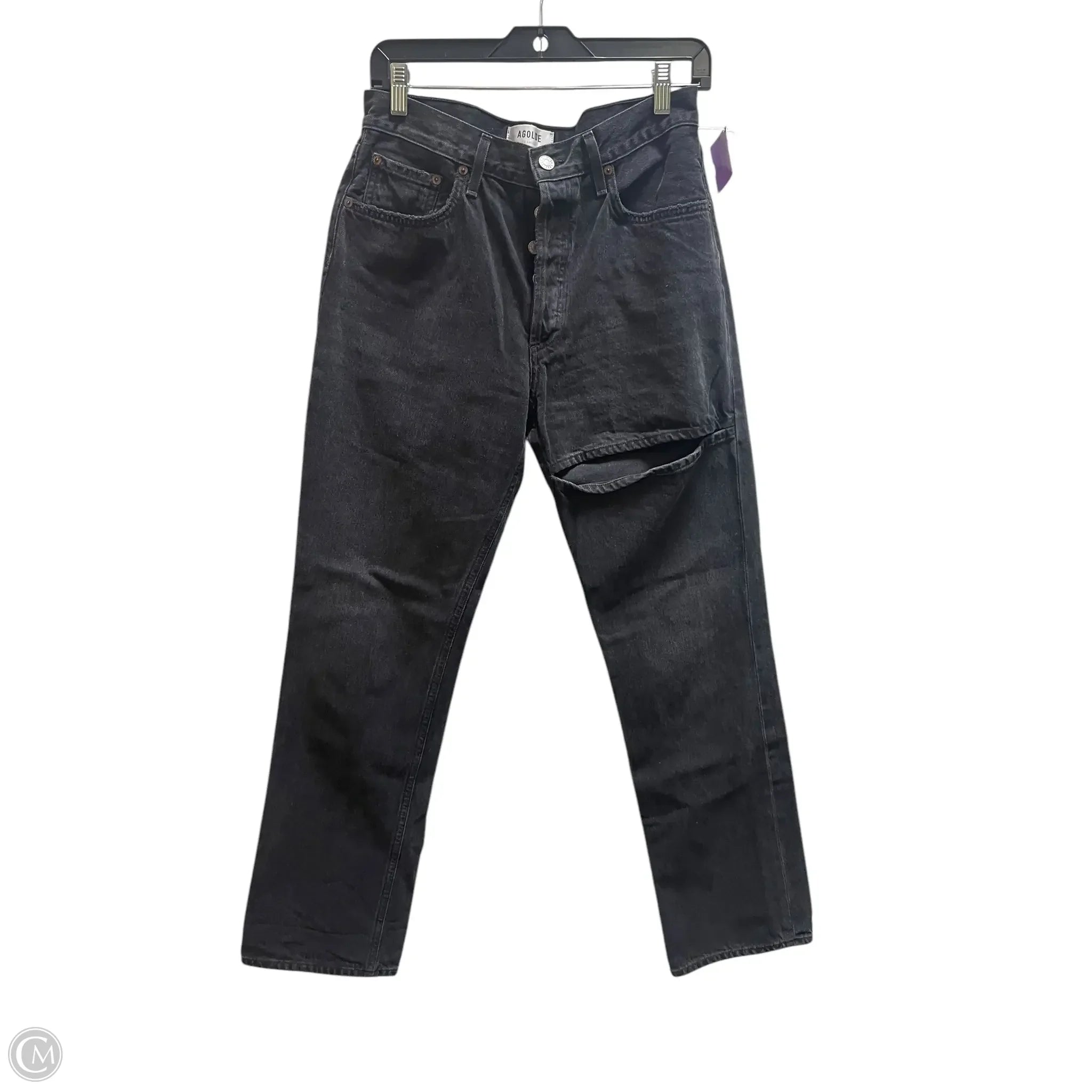 Men's Jeans for a Night OutJeans Straight By Agolde In Black, Size: 6
