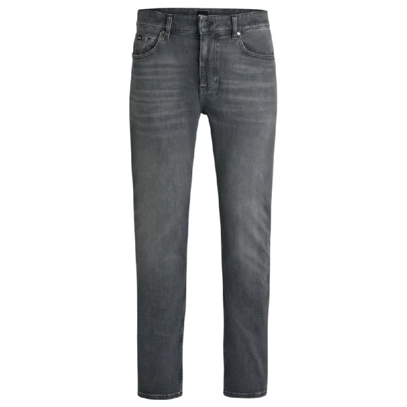 Jeans for Men with Skinny LegsDelaware Slim-fit jeans in gray stretch denim
