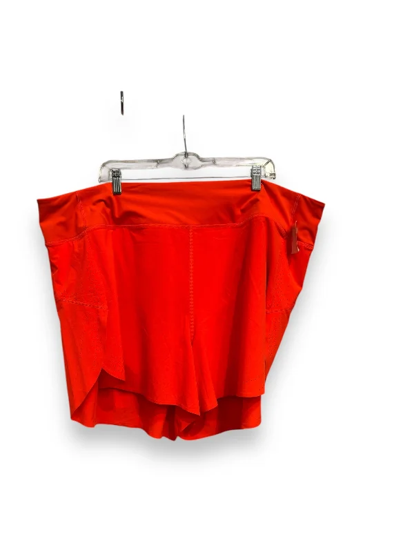 Durable Men's Cargo ShortsAthletic Shorts By Athleta In Orange, Size: 3x