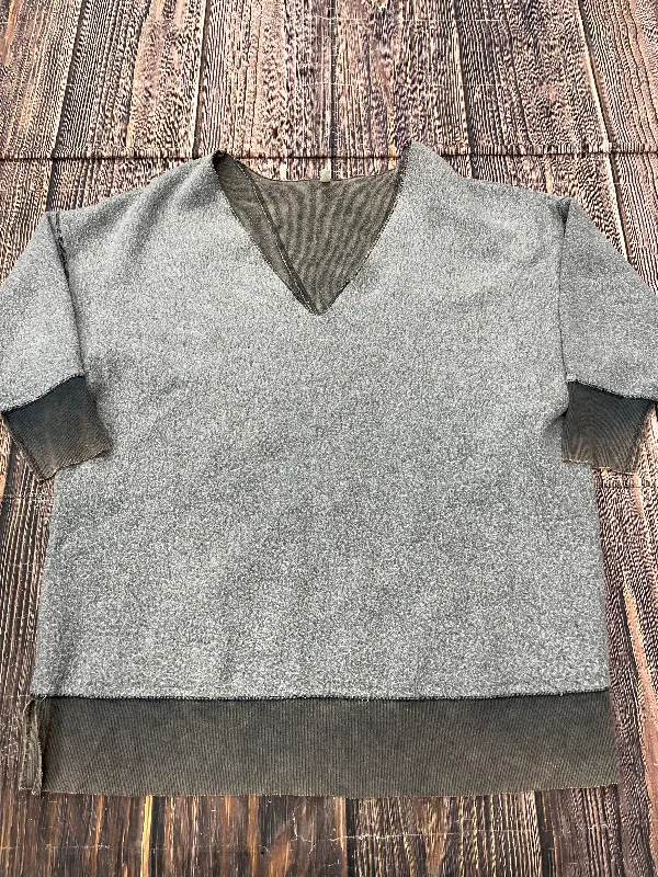 Men's Hoodies for Casual WearSweatshirt Collar By Free People In Grey, Size: M