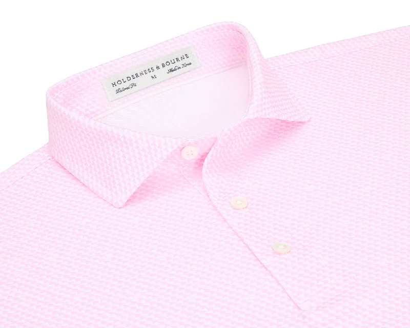 Men's Shirts with Animal PrintsThe Jacobs Shirt: White & Scotch Pink