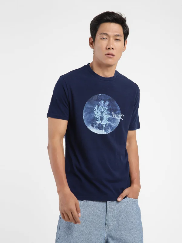 Men's Shirts with TiesMen's Graphic Print Crew Neck T-shirt