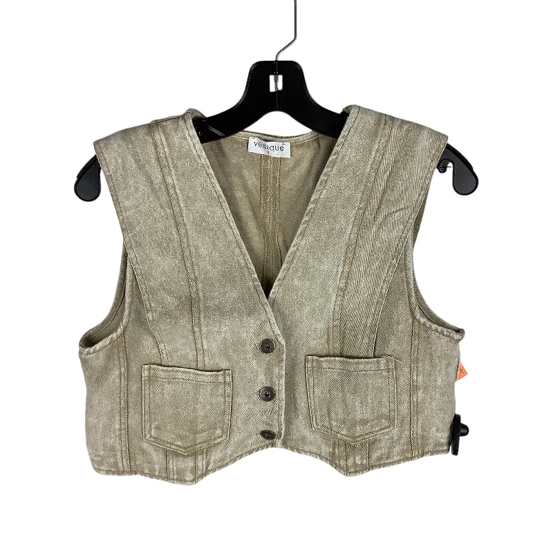 Men's Coats for Formal EventsVest Other By Vestique In Beige, Size: S