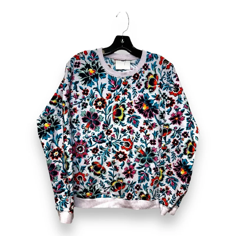 Men's Hoodies for Mild WeatherSweatshirt Crewneck By Vera Bradley In Floral Print, Size: S Men's Hoodies for Mild WeatherSweatshirt Crewneck By Vera Bradley In Floral Print, Size: S