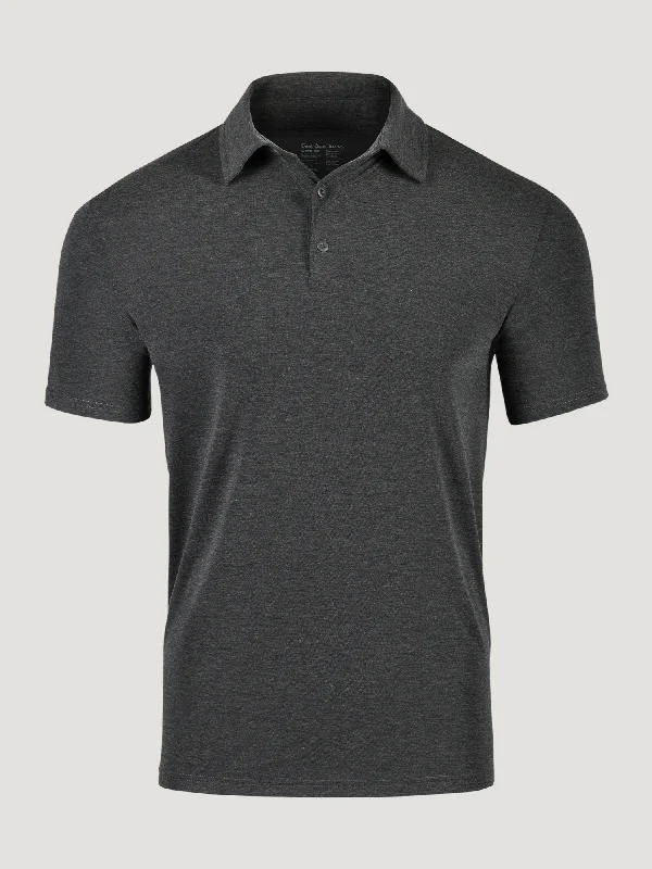 Men's Shirts for FishingCharcoal Performance Polo
