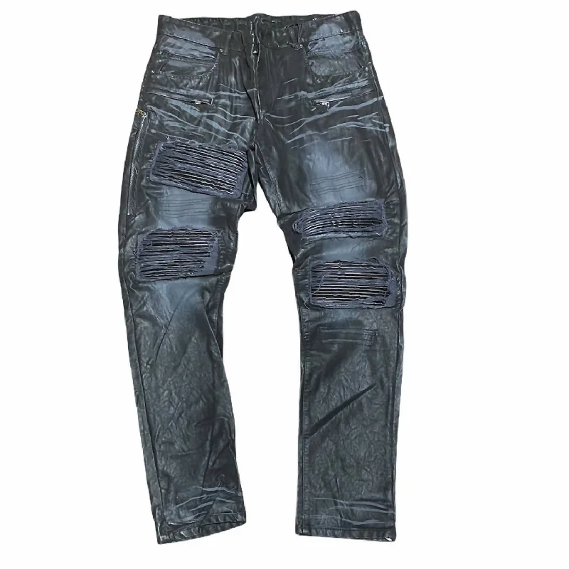 High-Quality Men's JeansMen's Georgio Jeans In Black Dark Wash