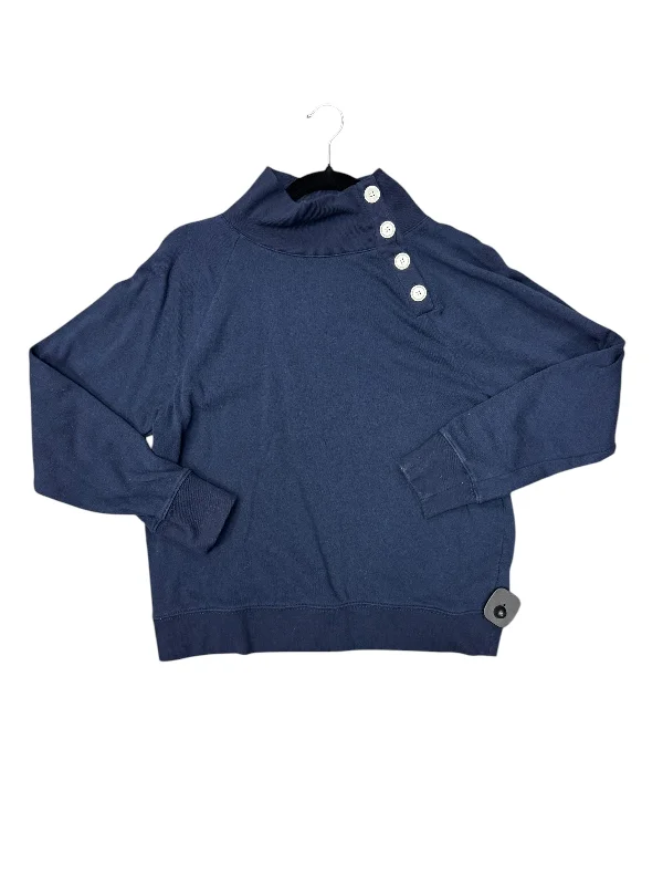 Men's Hoodies for Cold WeatherSweatshirt Collar By J. Crew In Navy, Size: M