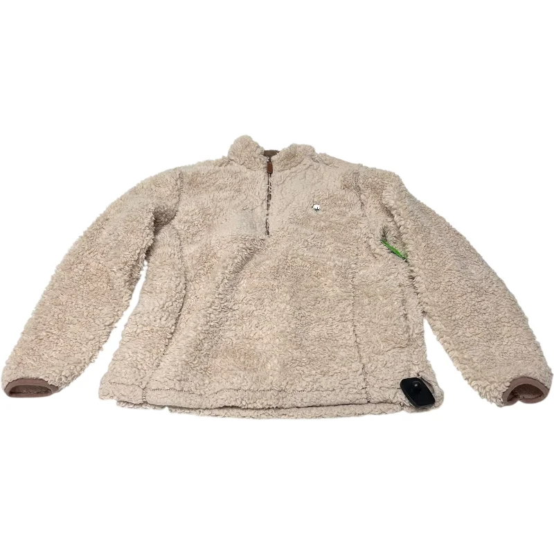 Men's Hoodies with Embroidered PatchesSweatshirt Collar By Simply Southern In Cream, Size: Xs Men's Hoodies with Embroidered PatchesSweatshirt Collar By Simply Southern In Cream, Size: Xs