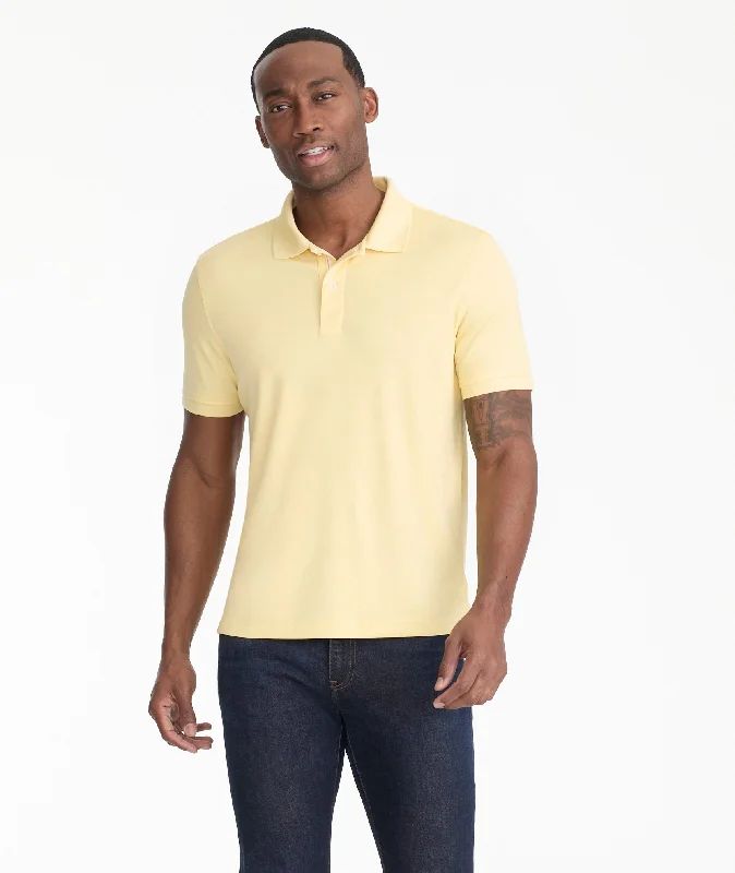 Men's Shirts with Button-Down CollarsWrinkle-Free Damaschino Polo