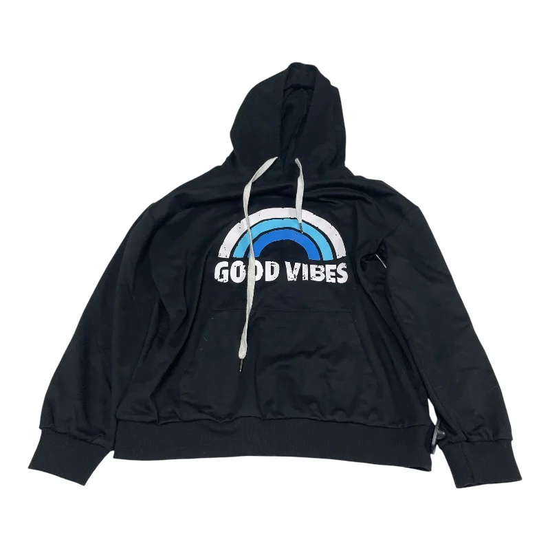 Men's Hoodies with Heavy-Duty ZippersSweatshirt Hoodie By Clothes Mentor In Black, Size: M Men's Hoodies with Heavy-Duty ZippersSweatshirt Hoodie By Clothes Mentor In Black, Size: M