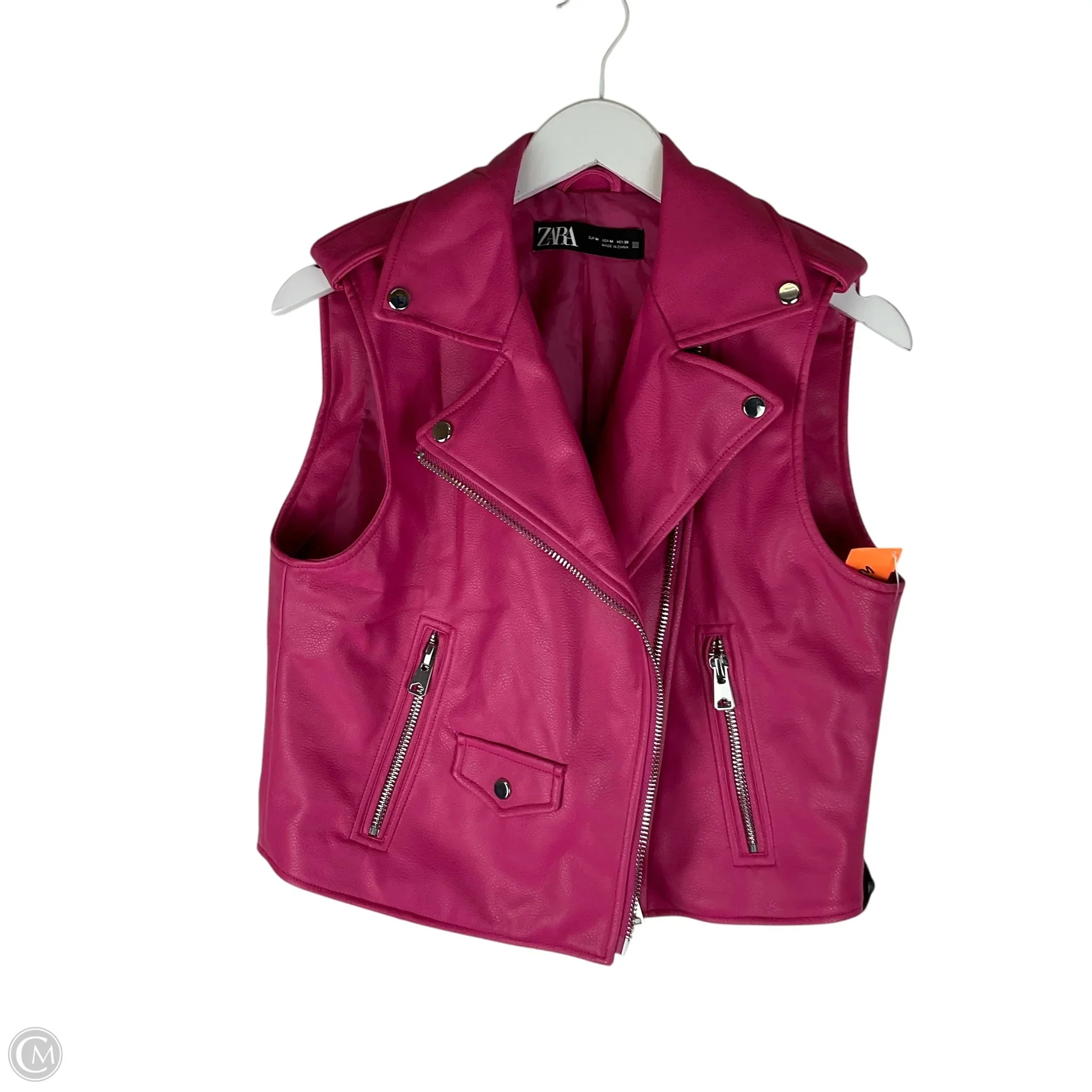 Men's Coats for All SeasonsVest Other By Zara In Pink, Size: M