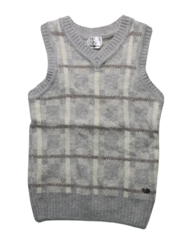 Solid-Colored Men's SweatersKingkow Sweater Vest 8Y