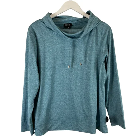 Men's Hoodies with Screen-Printed GraphicsSweatshirt Hoodie By Cme In Blue, Size: M