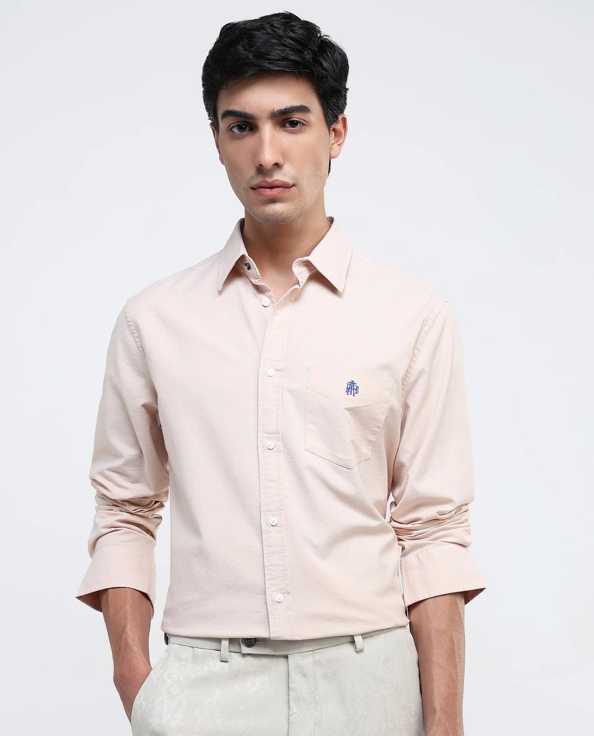 Men's Patterned Casual Shirts for Relaxed StylingRare Rabbit Men Oxob Pastel Mustard Full Sleeve Collared Neck Button Closure Regular Fit Plain Shirt Men's Patterned Casual Shirts for Relaxed StylingRare Rabbit Men Oxob Pastel Mustard Full Sleeve Collared Neck Button Closure Regular Fit Plain Shirt