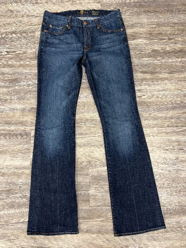 High-Quality Ripped Men's JeansJeans Designer By 7 For All Mankind Size: 8