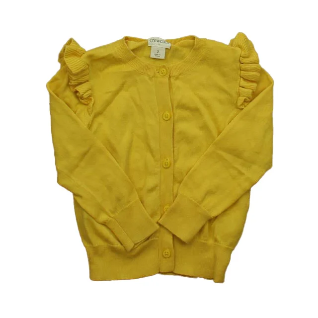 Men's Sweaters with Flat-Front DesignsCrewcuts Girls Yellow Cardigan