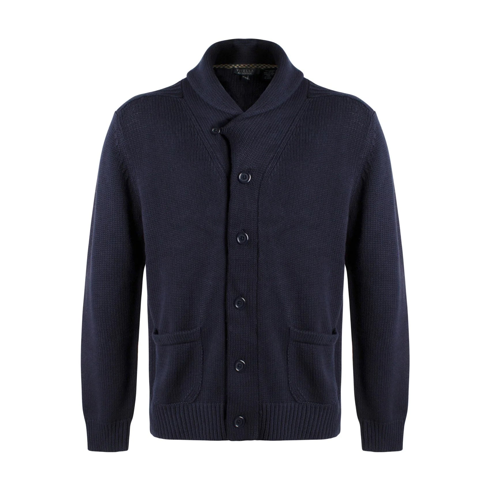 Men's Sweaters with PocketsViyella Shawl Collar Button Cardigan Navy - 551660 1998 Men's Sweaters with PocketsViyella Shawl Collar Button Cardigan Navy - 551660 1998