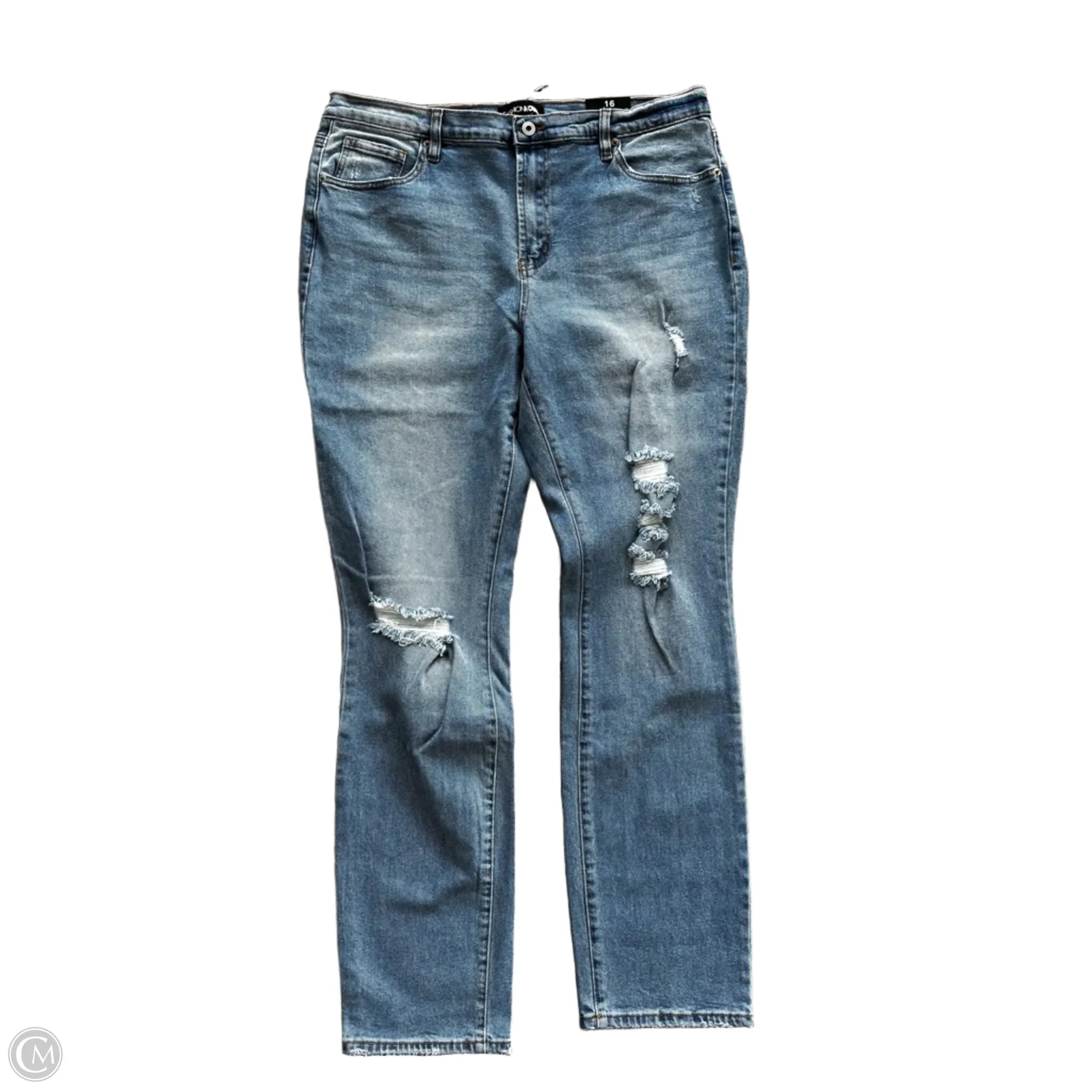 Men's Skinny Jeans with Stretch FabricJeans Straight By Fashion Nova In Blue Denim, Size: 16