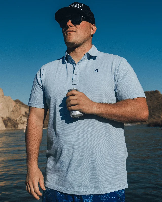 Men's Shirts with Adjustable HemlinesAthletic Premium Polo - Slate
