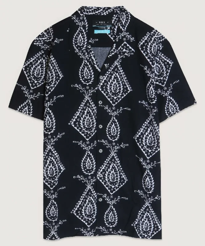 Men's Tab-Collar Shirts for a Crisp LookBoho Camp Shirt