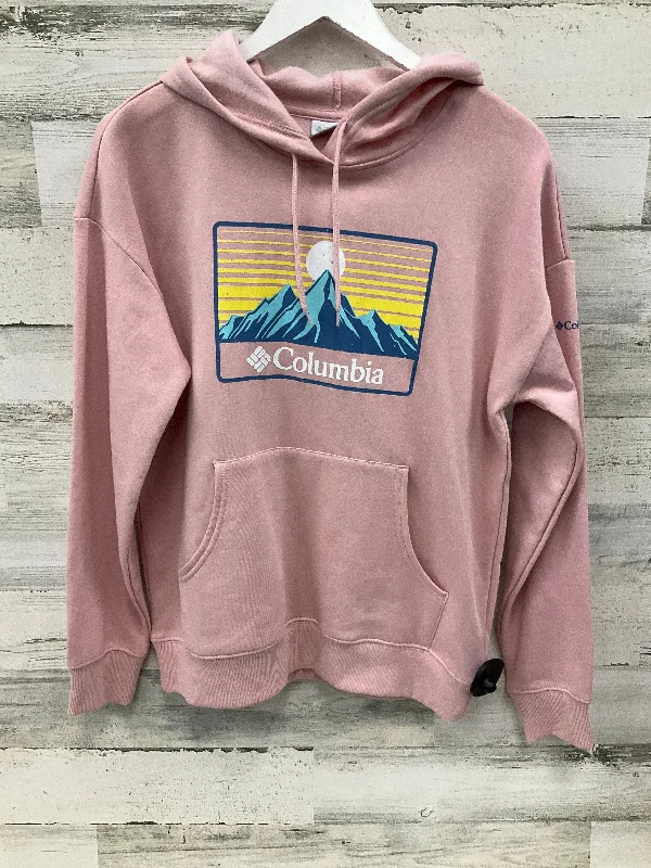Men's Hoodies for Ice FishingSweatshirt Hoodie By Columbia In Orange, Size: S