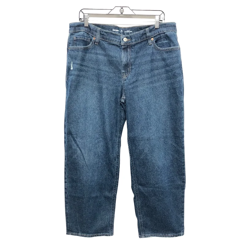 Inexpensive Rip and Tear Men's JeansJeans Boyfriend By Old Navy In Blue Denim, Size:14