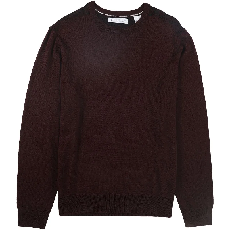 Men's Sweaters with Long SleevesRyan Seacrest Mens Plaid Crew Pullover Sweater