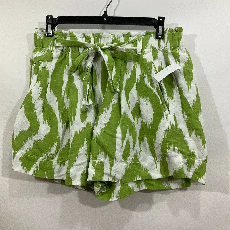 Oversized and Relaxed Men's Loungewear ShortsSHORTS by ANTHROPOLOGIE In GREEN & WHITE, Size: S Oversized and Relaxed Men's Loungewear ShortsSHORTS by ANTHROPOLOGIE In GREEN & WHITE, Size: S