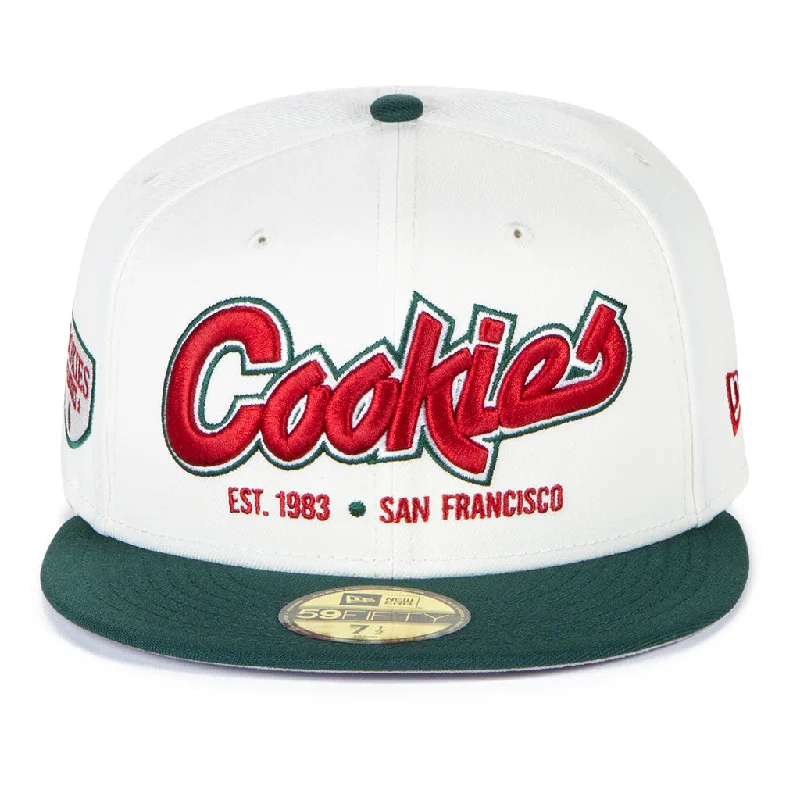 Stylish Baseball Hats for MenCookies X New Era Fitted 59FIFTY Hardwood Classic Cap