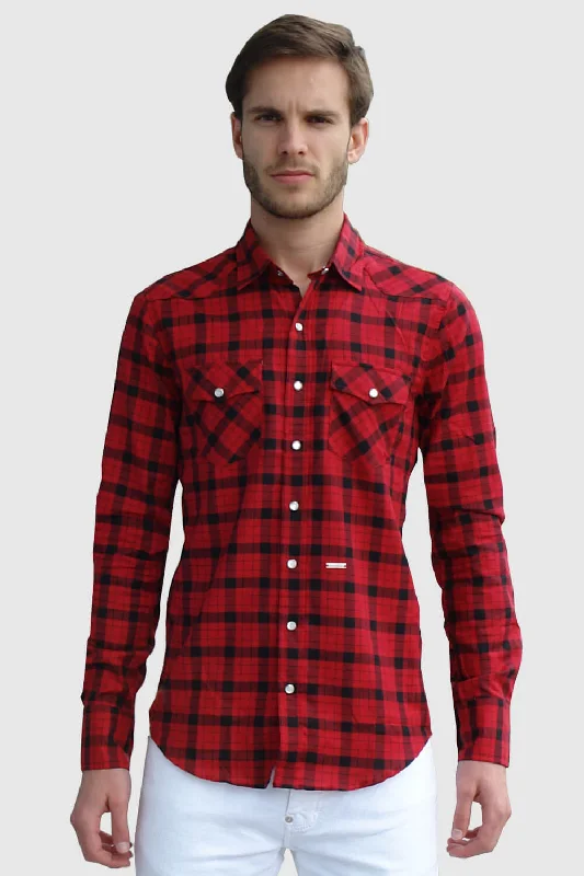 Men's Stain-Resistant Shirts for Mess-Free WearInimigo Nenc Pocket Button Shirt